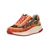 Sneaker LAURA VITA "LAURA VITA Sneaker Leder/Textil", Damen, Gr. 40, orange, Leder, Textil, casual, Schuhe