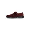 Schnürschuh HENRY STEVENS "Winston CDM", Herren, Gr. 43,5, rot (bordeaux), Leder, elegant, Schuhe, Herren Halbschuh Businesschuh handgefertigt, Lederschuh