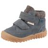 Lauflernschuh PEPINO BY RICOSTA "Donte 50 WMS: weit", Kinder, Gr. 23, blau, Veloursleder, Textil, sportlich, Schuhe, Winterboots, Klettschuh mit TEX, Größenschablone zum Download