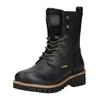 Schnürstiefelette CAMEL ACTIVE "camel active Stiefelette Leder", Damen, Gr. 37, schwarz, Leder, casual, Schuhe
