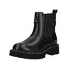 Stiefelette MUSTANG SHOES "Mustang Shoes Stiefelette Lederimitat/Textil", Damen, Gr. 41, schwarz, Lederimitat, Textil, casual, Schuhe