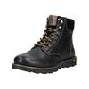 Schnürstiefelette CAMEL ACTIVE "camel active Stiefelette Leder", Herren, Gr. 43, schwarz, Leder, casual, Schuhe