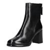 High-Heel-Stiefelette REGARDE LE CIEL "Regarde Le Ciel Stiefelette Leder", Damen, Gr. 40, schwarz, Leder, casual, Schuhe