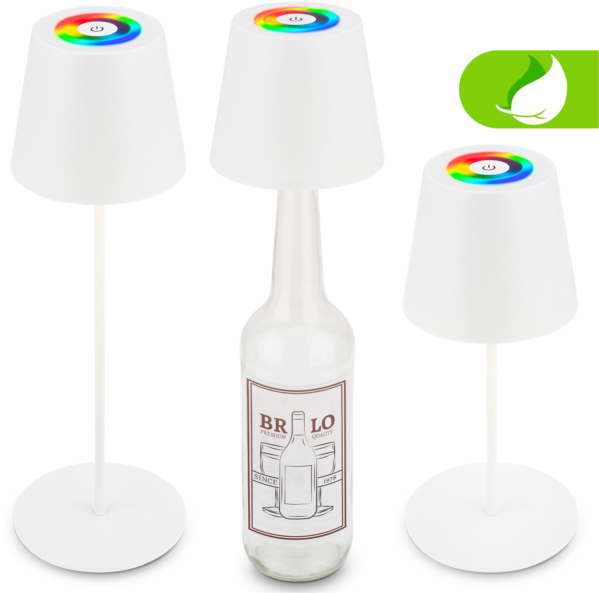 BRILONER LEUCHTEN LED Tischleuchte "CALIDA", weiß, Leuchten Image