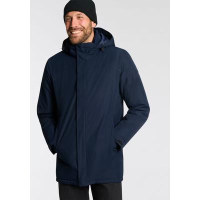 Funktionsparka CMP, Herren, Gr. 52, schwarz (schwarz blau), Obermaterial: 100% Polyester. Futter: 100% Polyester. Wattierung: 100% Polyester, sportlich, Jacken Image