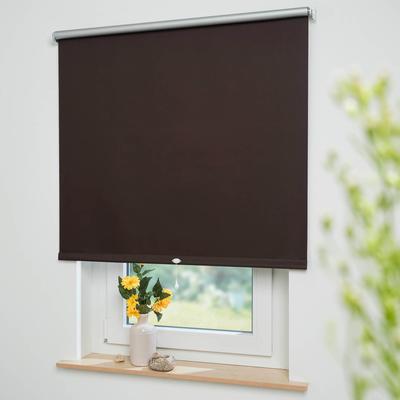 Springrollo LIEDECO "Thermo-Rollo" Gr. 4, braun, B:132cm H:180cm, Kunststoff, Metall, Polyester, Rollos, Thermo-Rollo Hergestellt in Deutschland Image