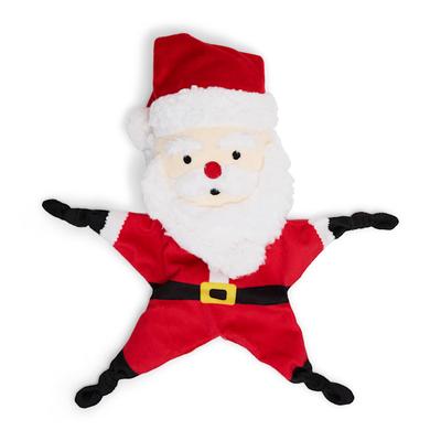 Merry Makings Santa Flat Plush Dog Toy, Medium