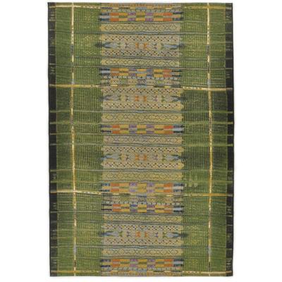 Teppich HEINE HOME Gr. 1, grün, B:60cm H:5mm L:100cm, Polyester, Kunstfaser, Kunstfaser, Polypropylen, Teppiche Image