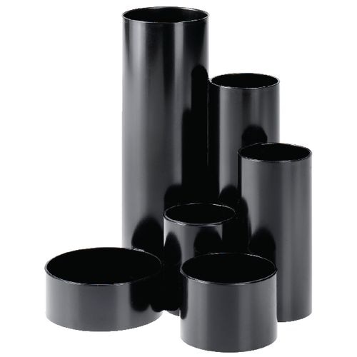 WEDO Stiftehalter 6 Fächer Kunststoff Schwarz Image