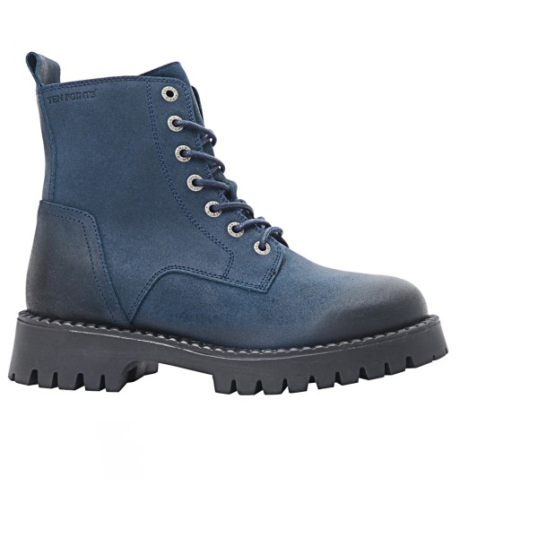 Ten Points - Women's Penny Lace Suede Boots - Freizeitstiefel 39 | EU 39 blau