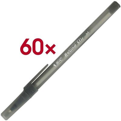 BIC Kugelschreiber »Round Stic Simply« 60 Stück Schwarz Image