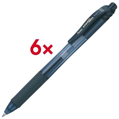 Pentel 6x Gelschreiber »Energel BL 107« schwarz Image