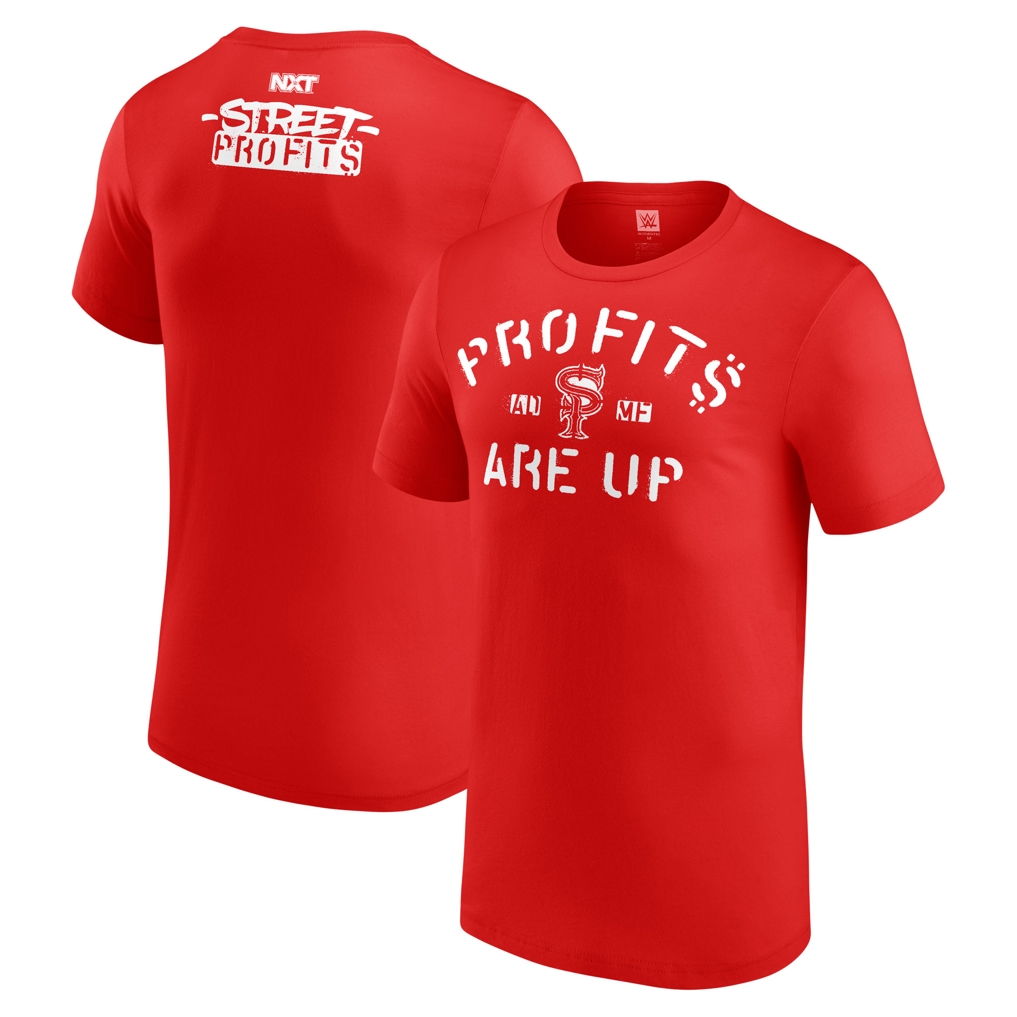 Red Street Profits NXT Debut Authentic T-Shirt für Herren Image