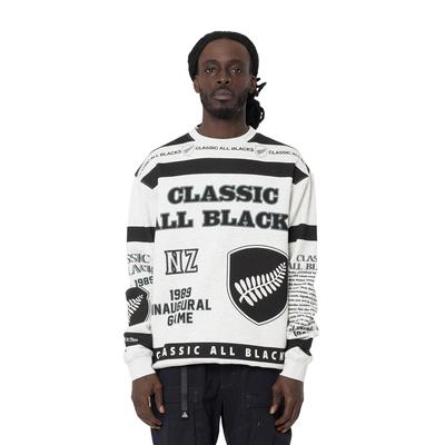 All Blacks x Mitchell & Ness Classic Crew Sweatshirt – Grau Image