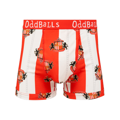 Sunderland Oddballs Heim-Boxershorts – Rot/Weiß – Herren Image