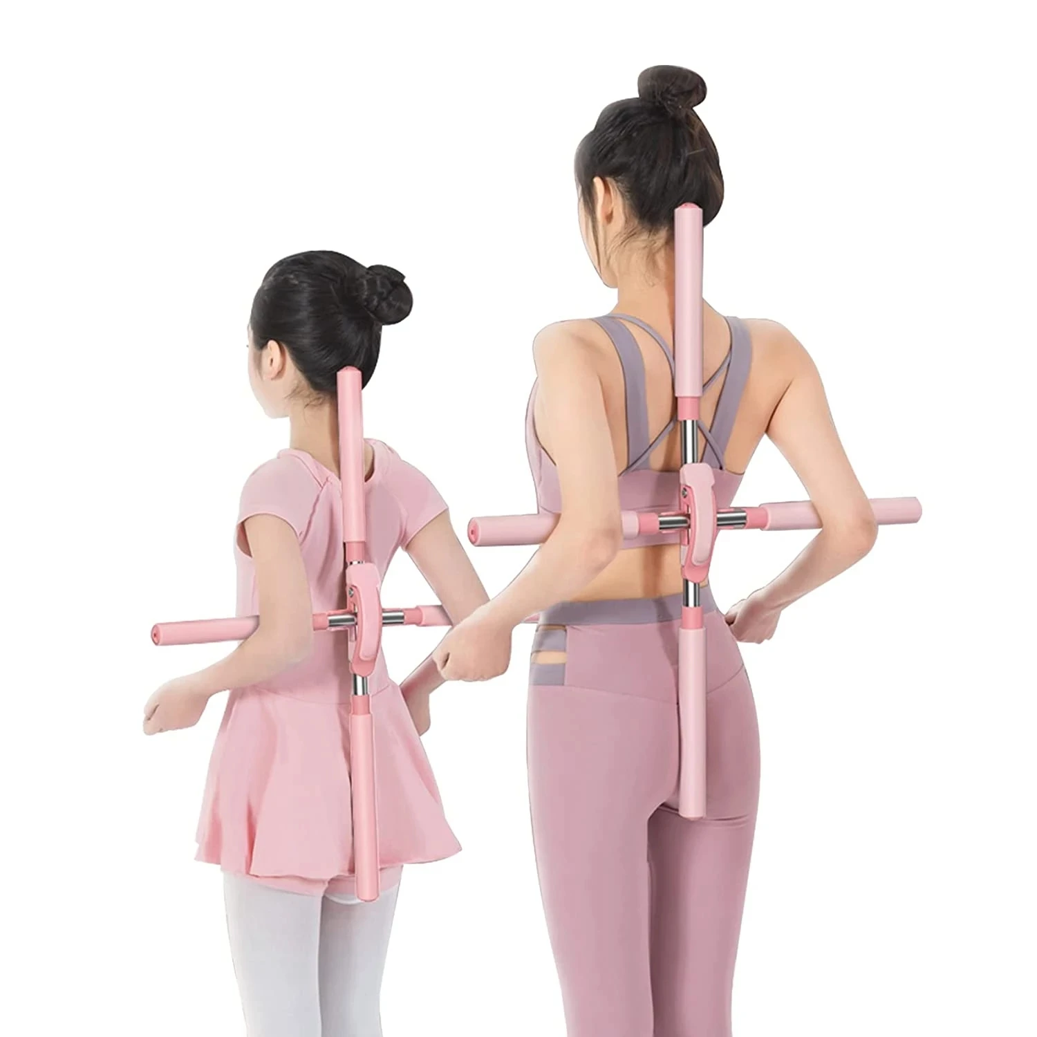 Yoga Hunchback Ration tor Bâton de corps réglable en acier inoxydable, croix, dos ouvert, anciers d'entraînement debout, salle de sport, équipement de sport à domicile