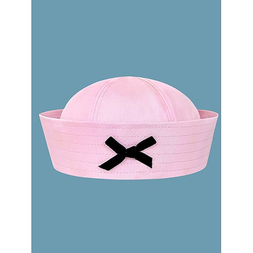 Damen-Matrosenhut mit Strass-Schriftzug, stylische Performance-Kappe für K-Pop-Outfits, Weihnachtsmaskenpartys und Bühnenkostüm-Accessoires Image