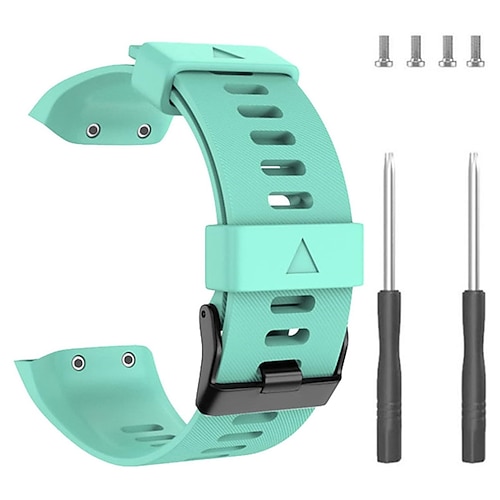 Uhrenarmband für Garmin Forerunner 35/30 Silikon Ersatz Gurt mit Entfernungswerkzeug Damen Herren Sportarmband Moderne Schnalle Armband Image