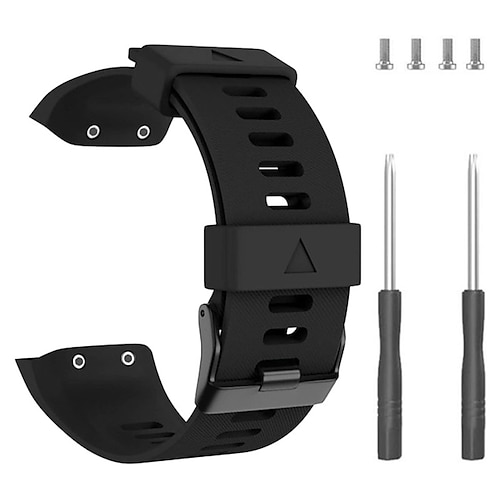 Uhrenarmband für Garmin Forerunner 35/30 Silikon Ersatz Gurt mit Entfernungswerkzeug Damen Herren Sportarmband Moderne Schnalle Armband Image