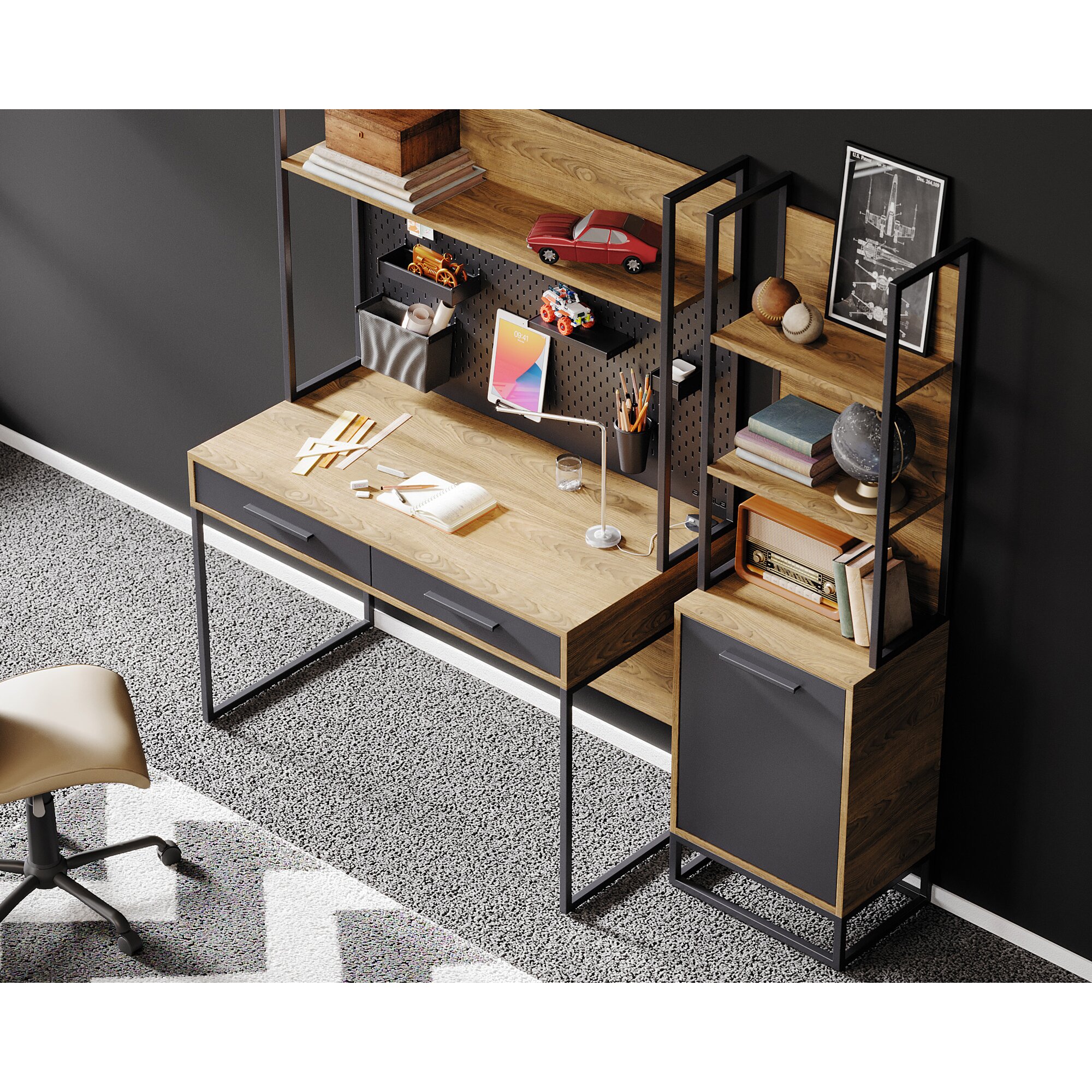 INFANSKIDS »Legend« Standregal Walnuss