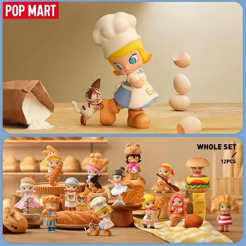 POP MART MOLLY Carb-Lover Series Mystery Actionfigur – Anime-PVC-Sammlerstück, 100 % originales Desktop-Ornament-Puppenspielzeug Image