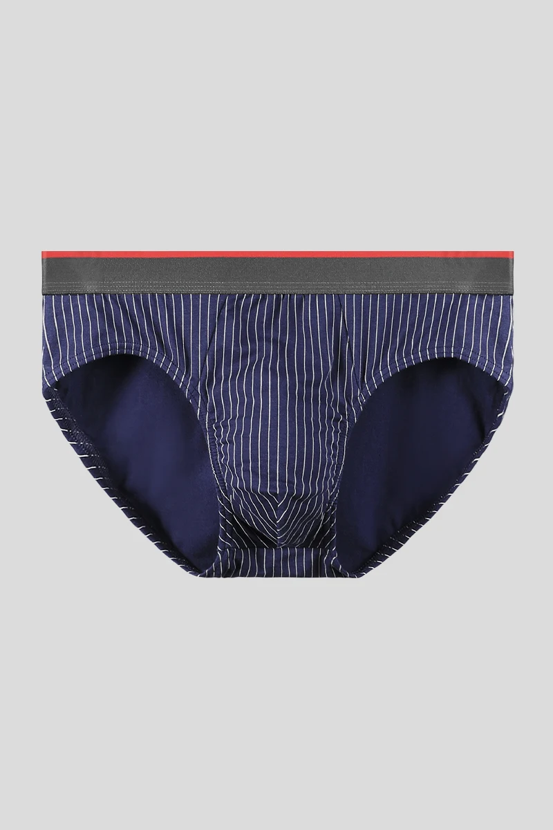 2PCS Herren-Unterwäsche aus antibakterieller Baumwolle in Dreiecksform für Teenager. Es ist für den Sport geeignet, mit einem dünnen Stil für Summe Image