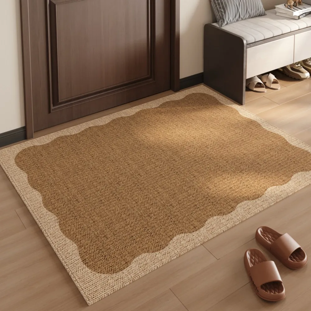 VIKAMA Eingang Cartoon Hund Dekorativer Teppich Eingangstür Rutschfest Verschleißfest Leicht zu reinigende Bodenmatte Heimdekoration Teppich