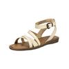 Schaftsandalette BLOWFISH "Blowfish Sandalen Lederimitat", Damen, Gr. 36, weiß, Lederimitat, casual, Schuhe