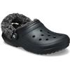 Hausschuh CROCS "Classic Fleece Lined Clog", Herren, Gr. 45, schwarz, Croslite, casual, Schuhe, Clog, Pantoffel mit Warmfutter