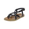 Zehentrenner BLOWFISH "Blowfish Zehensteg Lederimitat", Damen, Gr. 42, schwarz, Lederimitat, casual, Schuhe