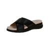 Pantolette CAPRICE "Caprice Pantoletten Nappaleder", Damen, Gr. 38, schwarz, Nappaleder, casual, Schuhe