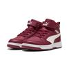 Winterboots PUMA "REBOUND V6 MID WTR AC+ PS", Kinder, Gr. 34, team regal rot, warm weiß, puma weiß, Synthetik, mehrfarbig, sportlich, Schuhe, Winterschuhe, Sneakerboots, gefüttert