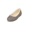 Hausschuh MARC O'POLO "mit wärmendem Teddyfutter", Damen, Gr. 38, grau (light grau), Polyester, unifarben, Schuhe