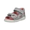 Riemchensandale PEPINO "Pepino Sandalen Leder", Kinder, Gr. 24, bunt (grau, rosa), Leder, casual, Schuhe