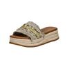 Pantolette BLOWFISH "Blowfish Pantoletten Lederimitat", Damen, Gr. 37, gold, Lederimitat, casual, Schuhe