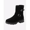 Stiefelette SHEEGO, Damen, Gr. 42, schwarz, Veloursleder, Schuhe