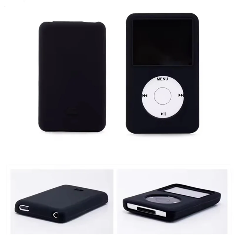 Soft Silicone Protective Case Cover Protective Shell for iPod Video 5th 30gb 6th 7th classic 80gb 120gb thin 160gb