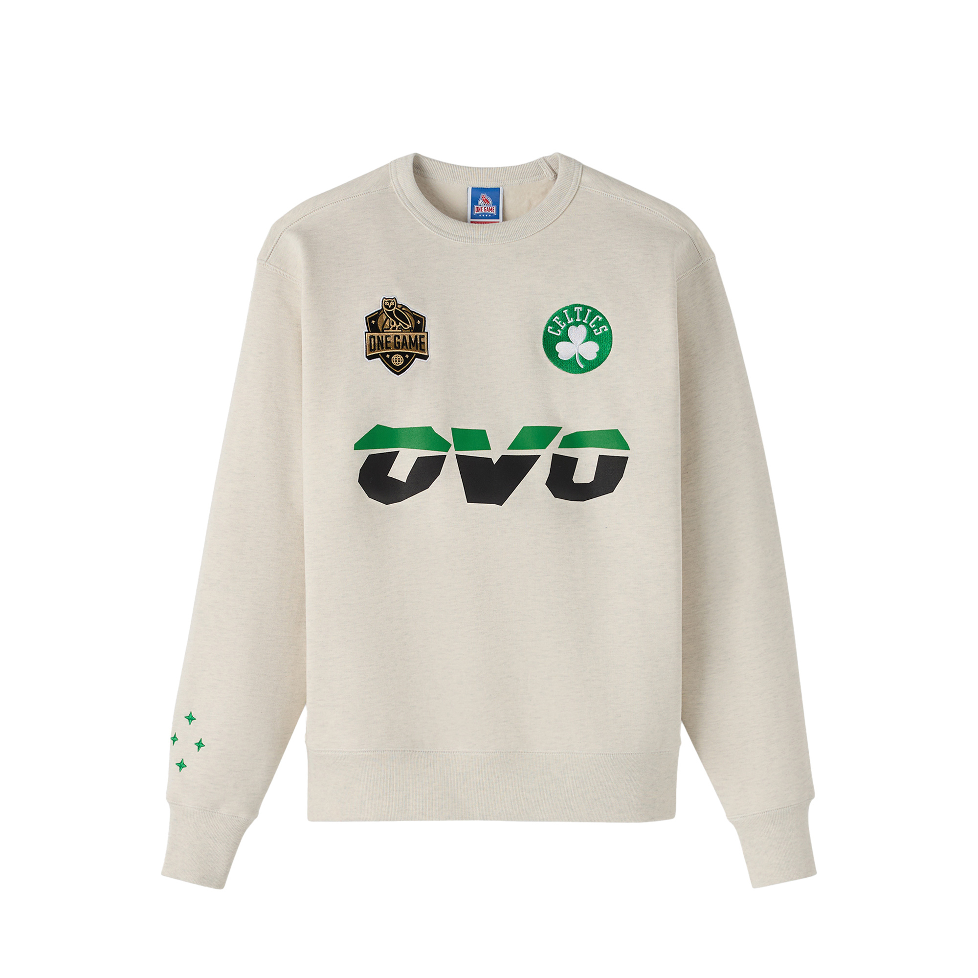 Boston Celtics X OVO Relaxed Fit Rundhals-Sweatshirt – Herren Image
