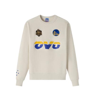 Golden State Warriors X OVO Relaxed Fit Rundhals-Sweatshirt – Herren Image