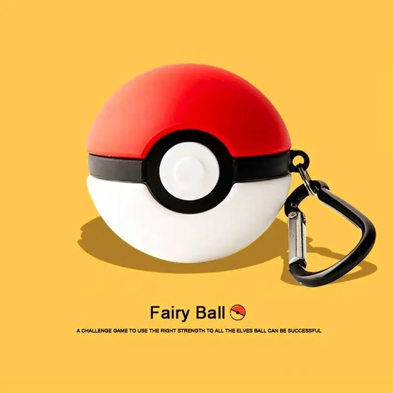 Poke Ball Case for Samsung Galaxy Buds 3Pro/Galaxy Buds2/ Galaxy Buds Pro 2/ Galaxy Buds Live/Galaxy Buds FE Case Accessories