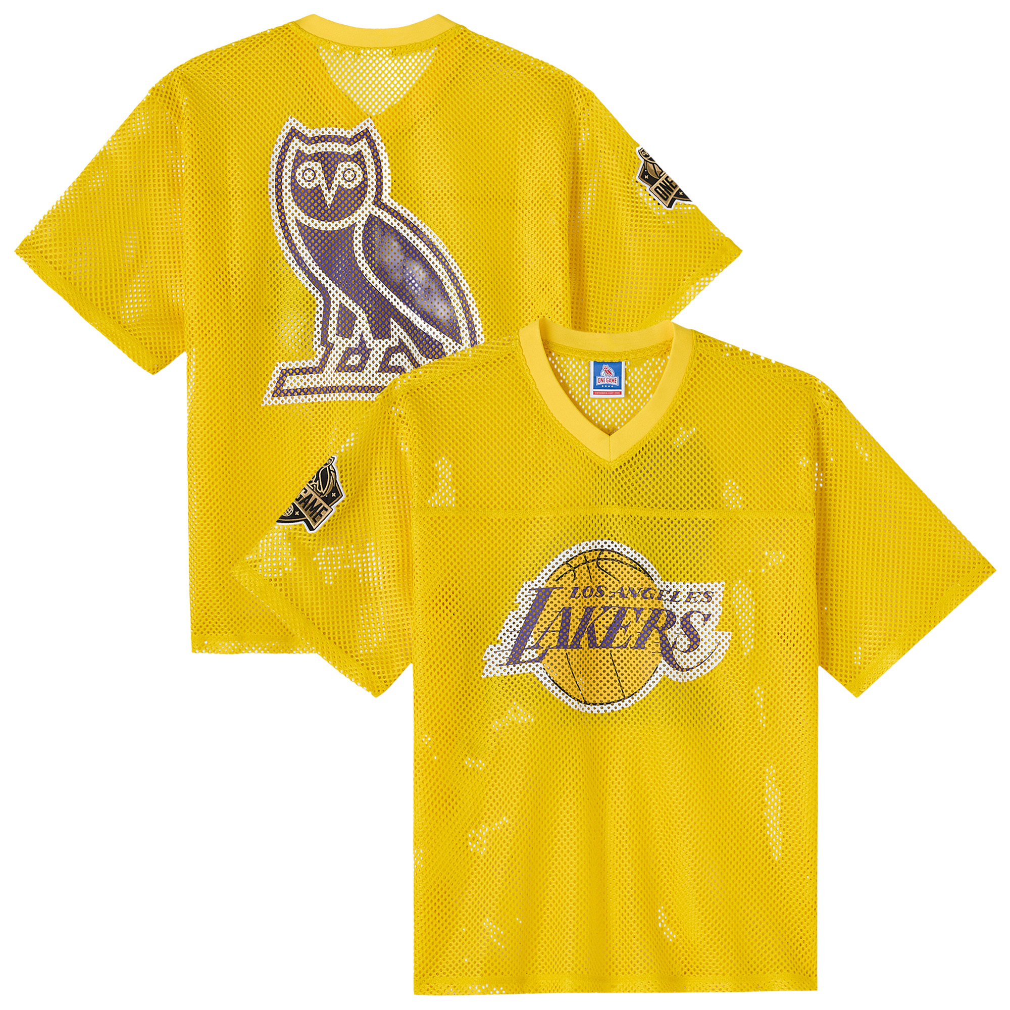 Los Angeles Lakers x OVO Mesh-Fußballtrikot – Herren Image