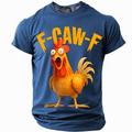 Per uomo Pulcino Maleducato Maglietta Manica Corta maglietta Stampa 3D Girocollo Camicia Moda Quotidiano Streetwear Quotidiano Nero Rosso Blu Estate Primavera Abbigliamento S M L XL XXL XXXL