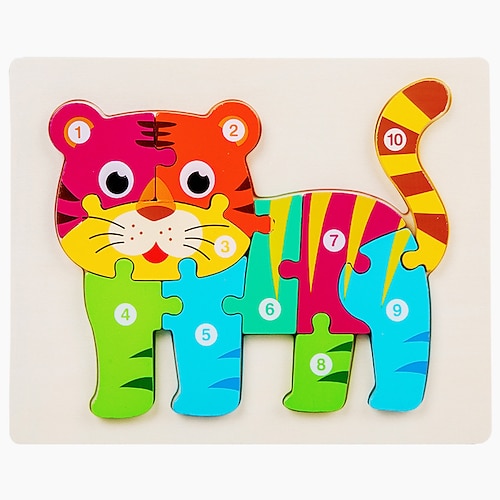 Puzzle in legno per bambini piccoli, giocattoli per bambini di 1, 2, 3 anni, bambine, giocattoli Montessori, blocchi educativi, regalo per bambini, giocattolo per l'apprendimento dei bambini di età compresa tra 1 e 3 anni, 2 e 4 anni