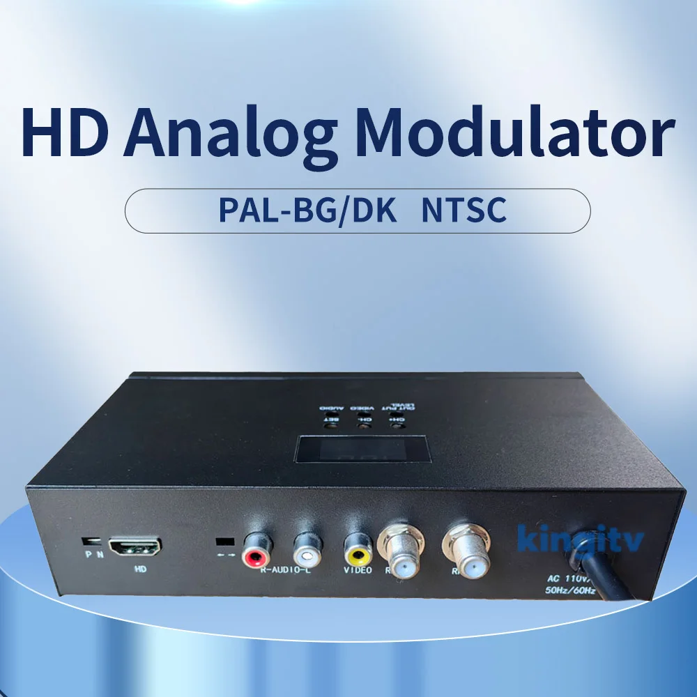 Modulatore TV analogica da HDMI a RF a canale singolo Hotel, hotel, scuola e ospedale Attrezzatura per sistema front-end CATV Modulatore Agile