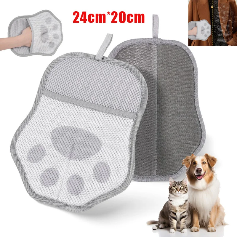 Pet Hair Remover Handschuhe Neuer süßer Enthaarungshandschuh Katzenhaarentferner Handschuh für Hund Katze Kaninchen Dusche Sauberer Haustierpflegehandschuh Image