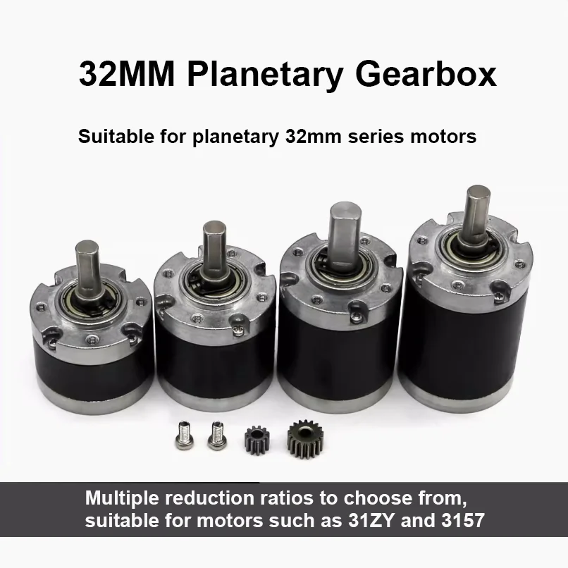 Planetengetriebe mit 32 mm Durchmesser, Mittelschaft, Präzisionsmotor, Drehzahlregelung, Untersetzungsgetriebe, langsamer Motor für 31ZY Image