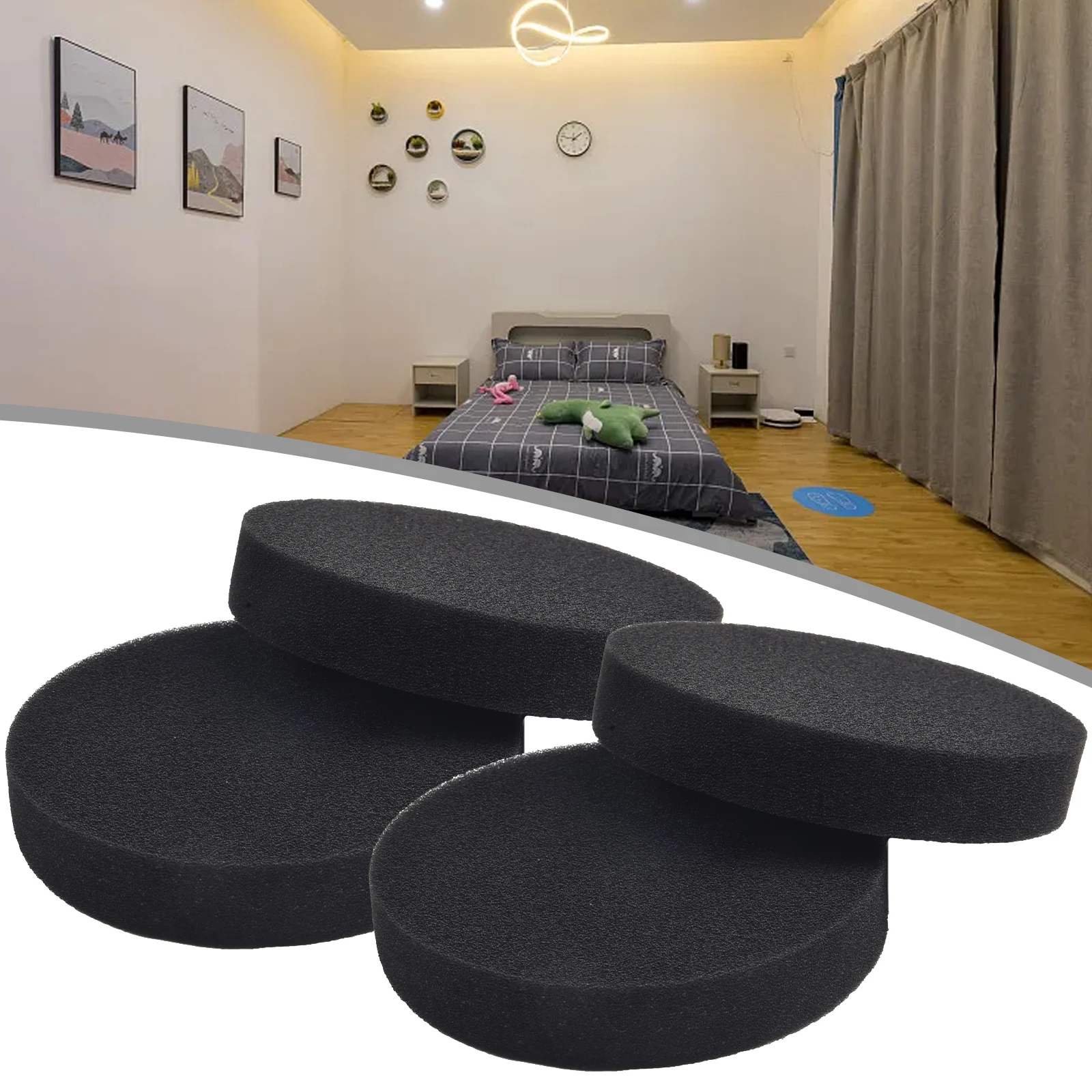 4 Stück Staubsaugerfilter passend für Bissell 1608225,1700, 17003, 17004, 1700R, 1700U, 1700,1608225 Vormotor-Ersatzteile Image