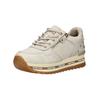 Sneaker MUSTANG SHOES "Mustang Shoes Sneaker Lederimitat", Damen, Gr. 37, weiß (ivory), Lederimitat, casual, Schuhe