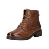 Schnürstiefelette JOSEF SEIBEL "Josef Seibel Stiefelette Leder", Damen, Gr. 38, braun (cognac), Leder, casual, Schuhe