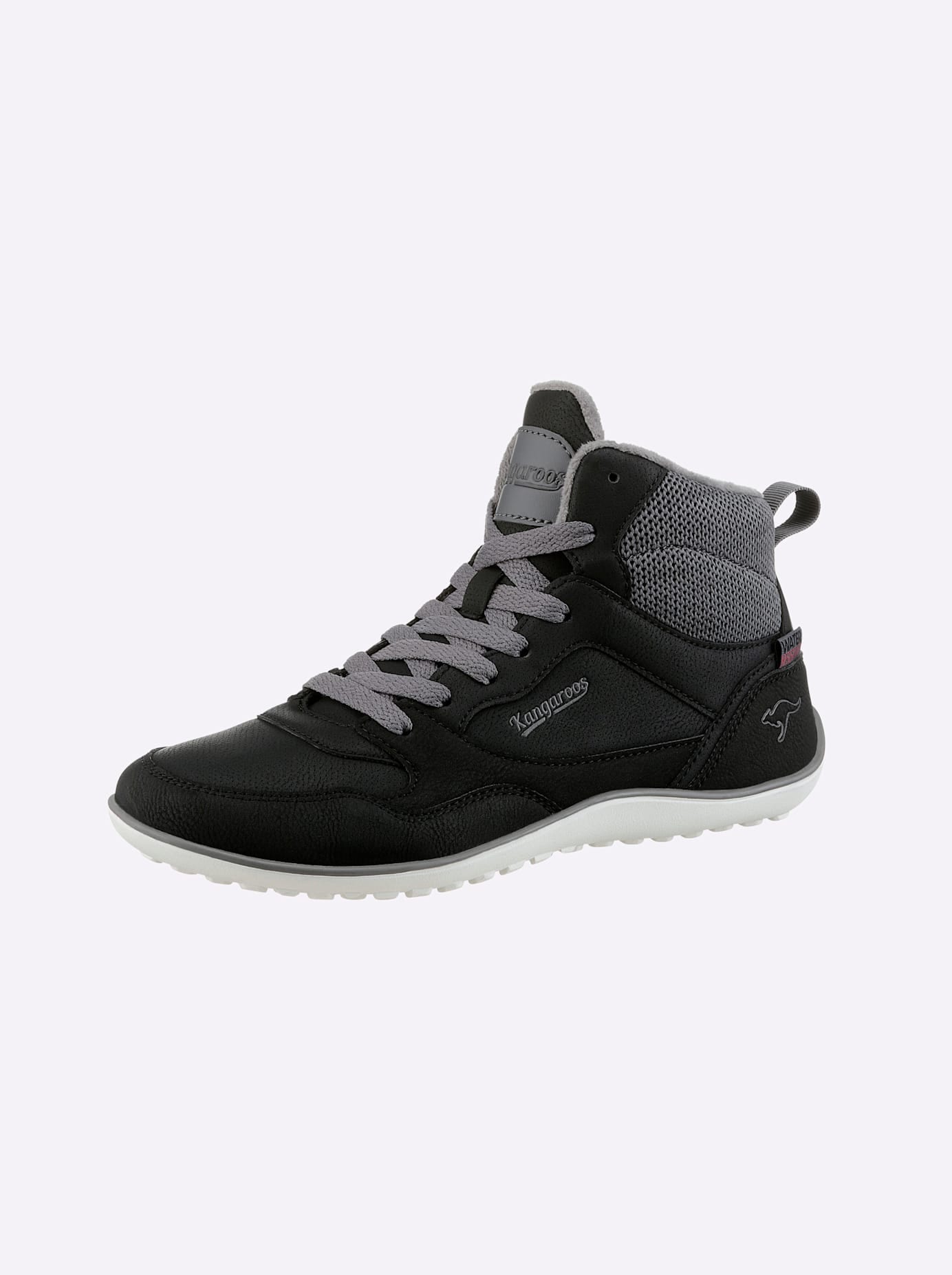 Stiefelette KANGAROOS, Damen, Gr. 39, schwarz, Lederimitat, Schuhe